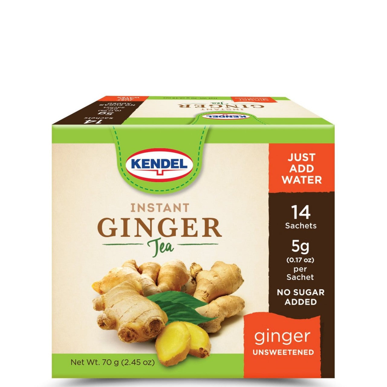 Kendel Instant Ginger Tea (14 Sachets)