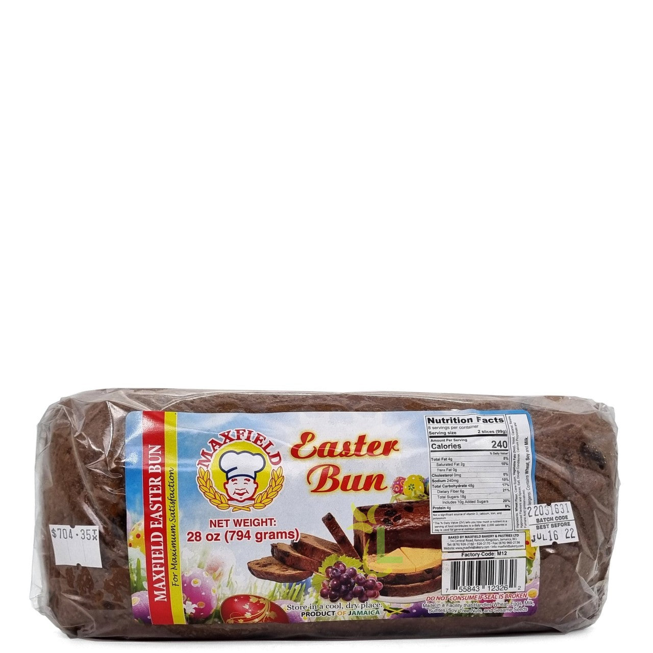 Maxfield Easter Bun (28oz)