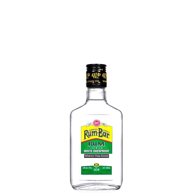 Rum Bar White Overproof Rum (200ml)