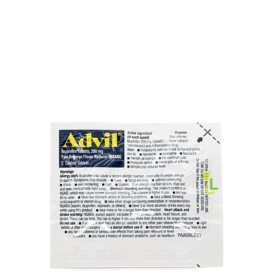 Advil Pain Reliever (Pack a 5)
