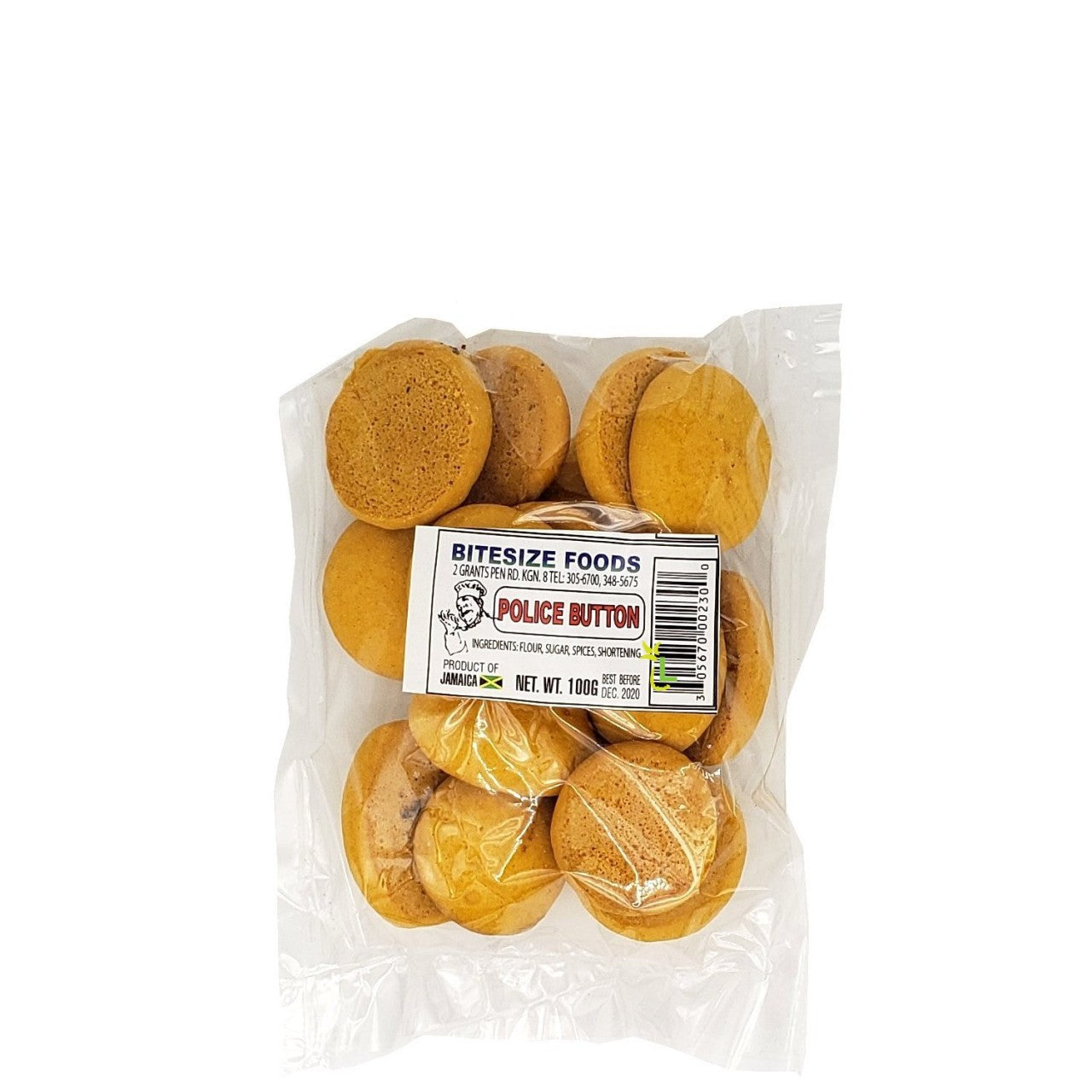 Police Button – Care Packages from Jamaica