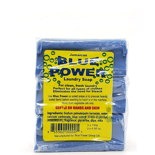 Blue Power Cake Soap (Pack a 3)