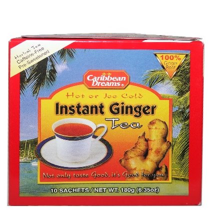 Caribbean Dreams Instant Ginger Tea (10 Sachets)