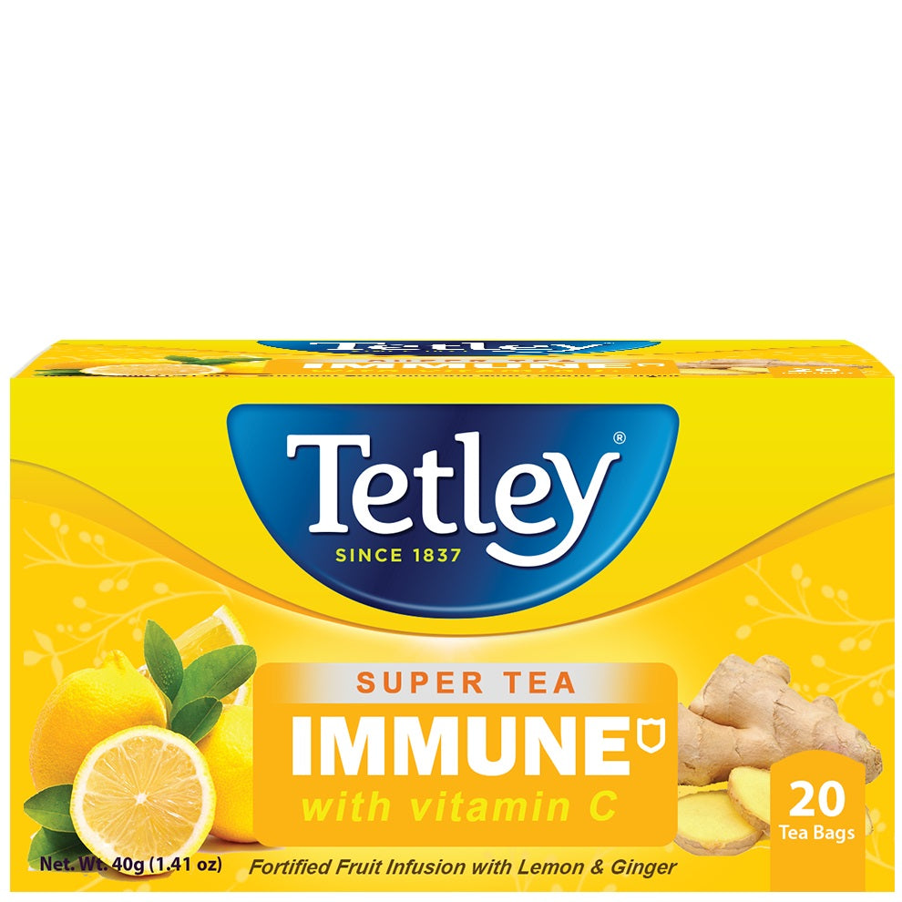 Tetley Super Immune Tea (20 Tea Bags) – Care Packages from Jamaica